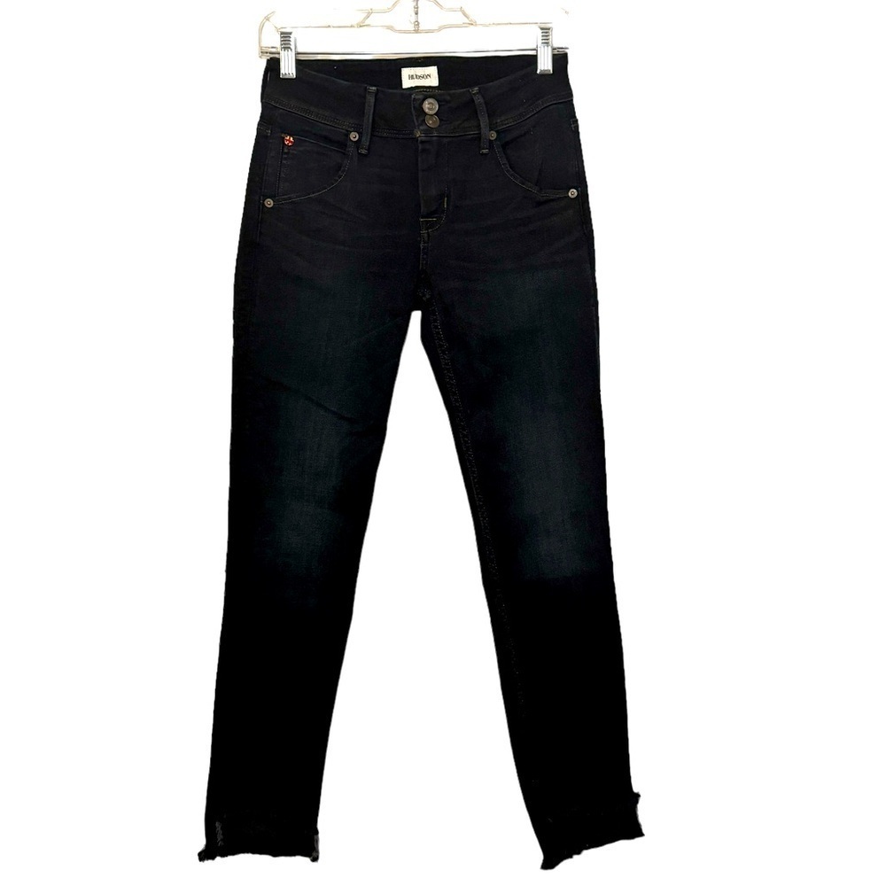 Hudson Cat Midrise Skinny w/ Step Hem dark wash womens jeans 26 LIKE NEW